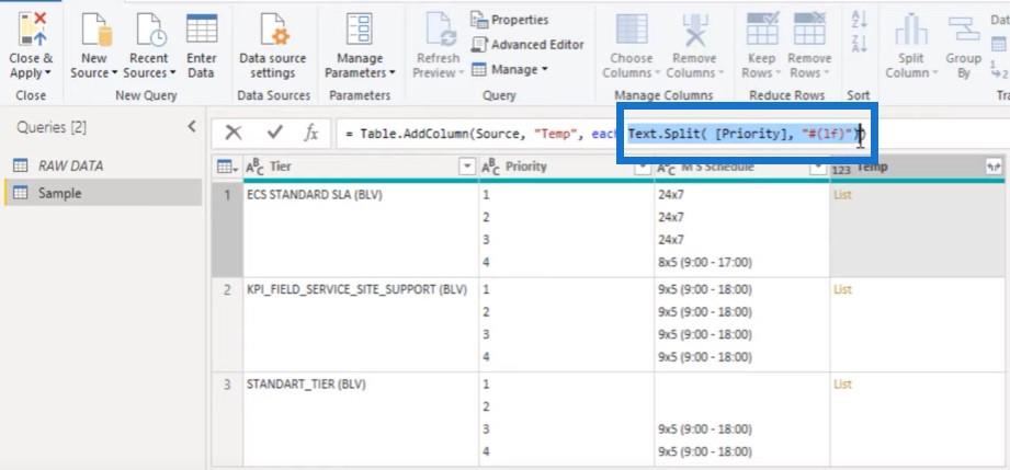 LuckyTemplates 列拆分 Power Query 教程：如何在 LuckyTemplates 中拆分多行 Excel 單元格