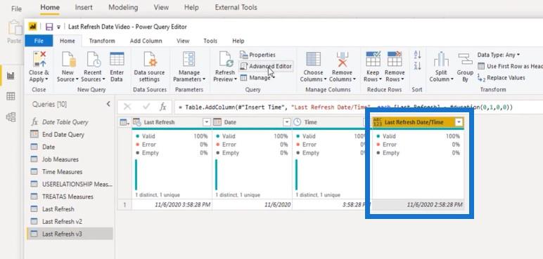 LuckyTemplates の最終更新日時 – 更新されたソリューション