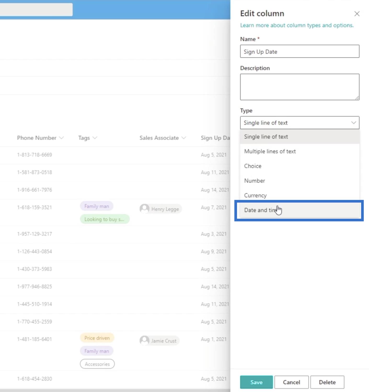 SharePoint の計算列 |  概要