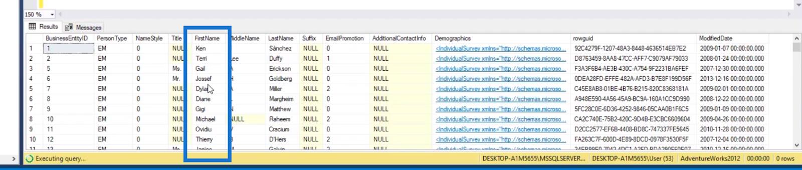 IN、NOT IN、LIKE、NOT LIKE を使用した SQL のフィルター