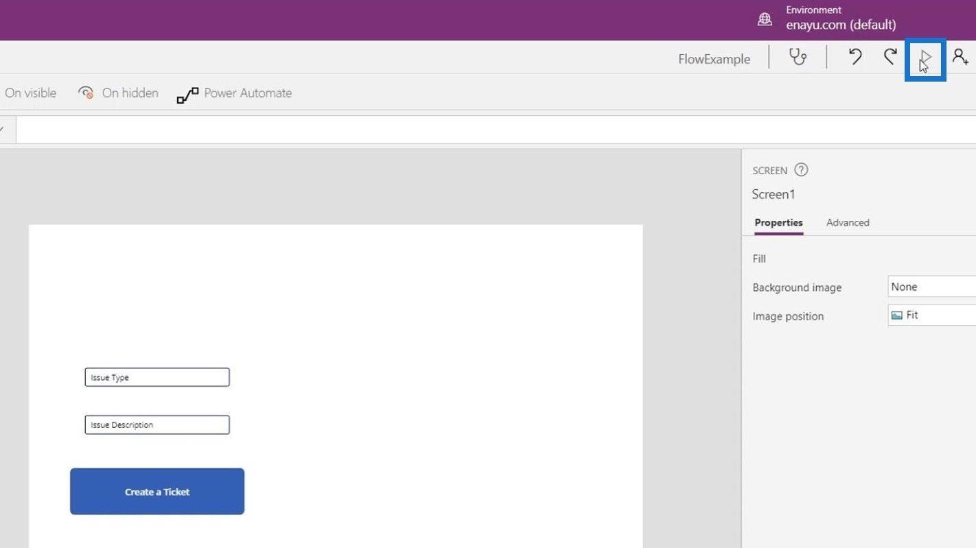 Microsoft Power Automate への PowerApps の統合
