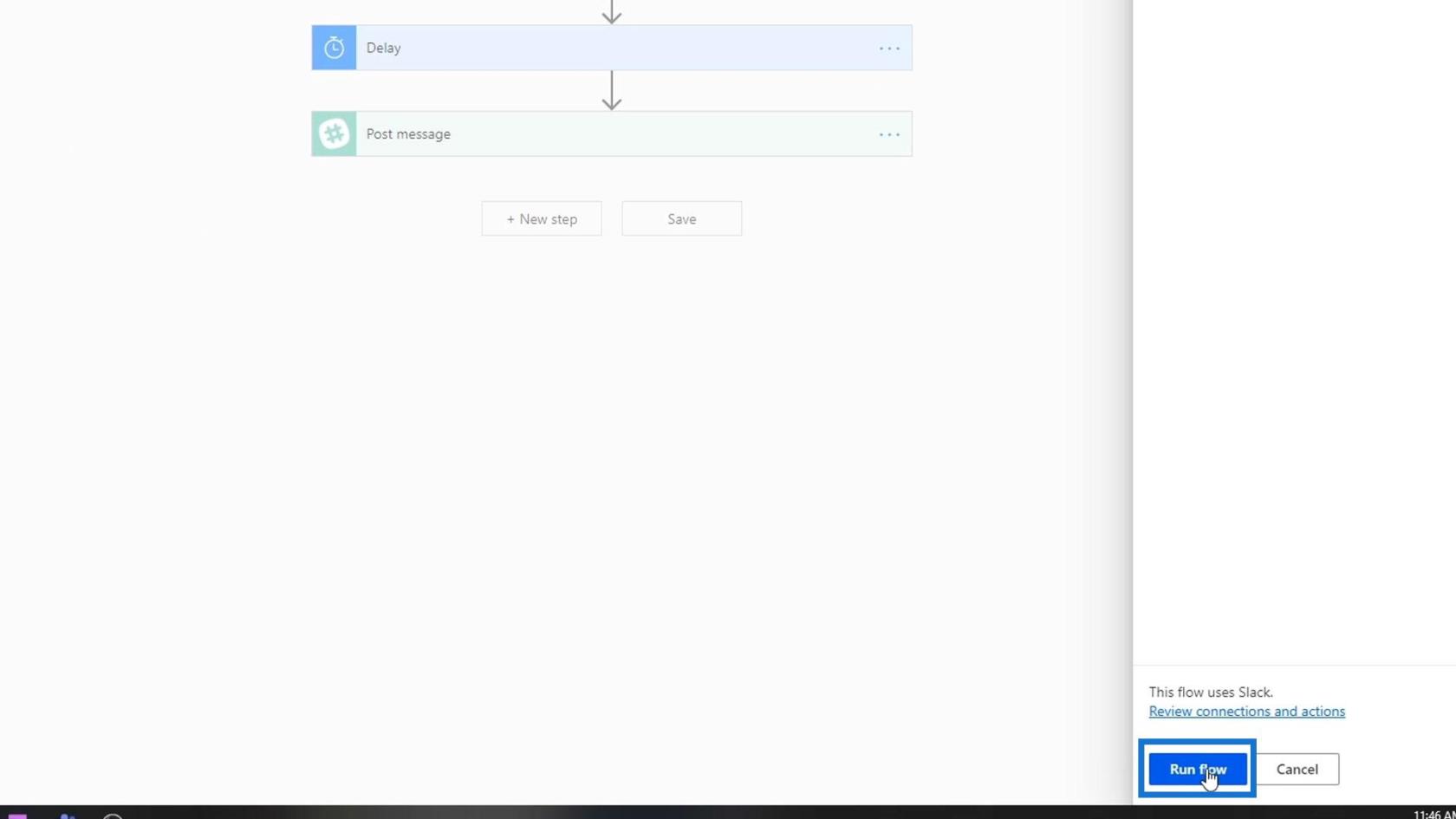 Microsoft Power Automate 中的計劃工作流
