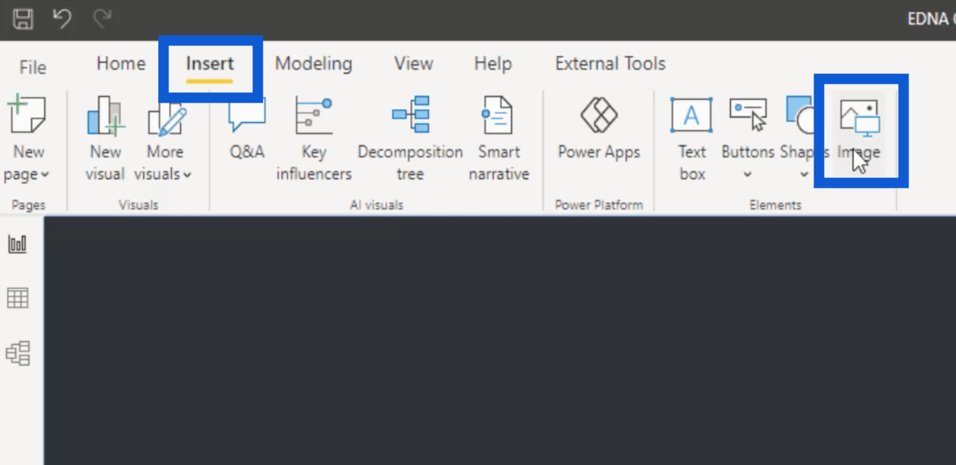 LuckyTemplates 報表開發：創建主題、公司徽標、圖標和背景