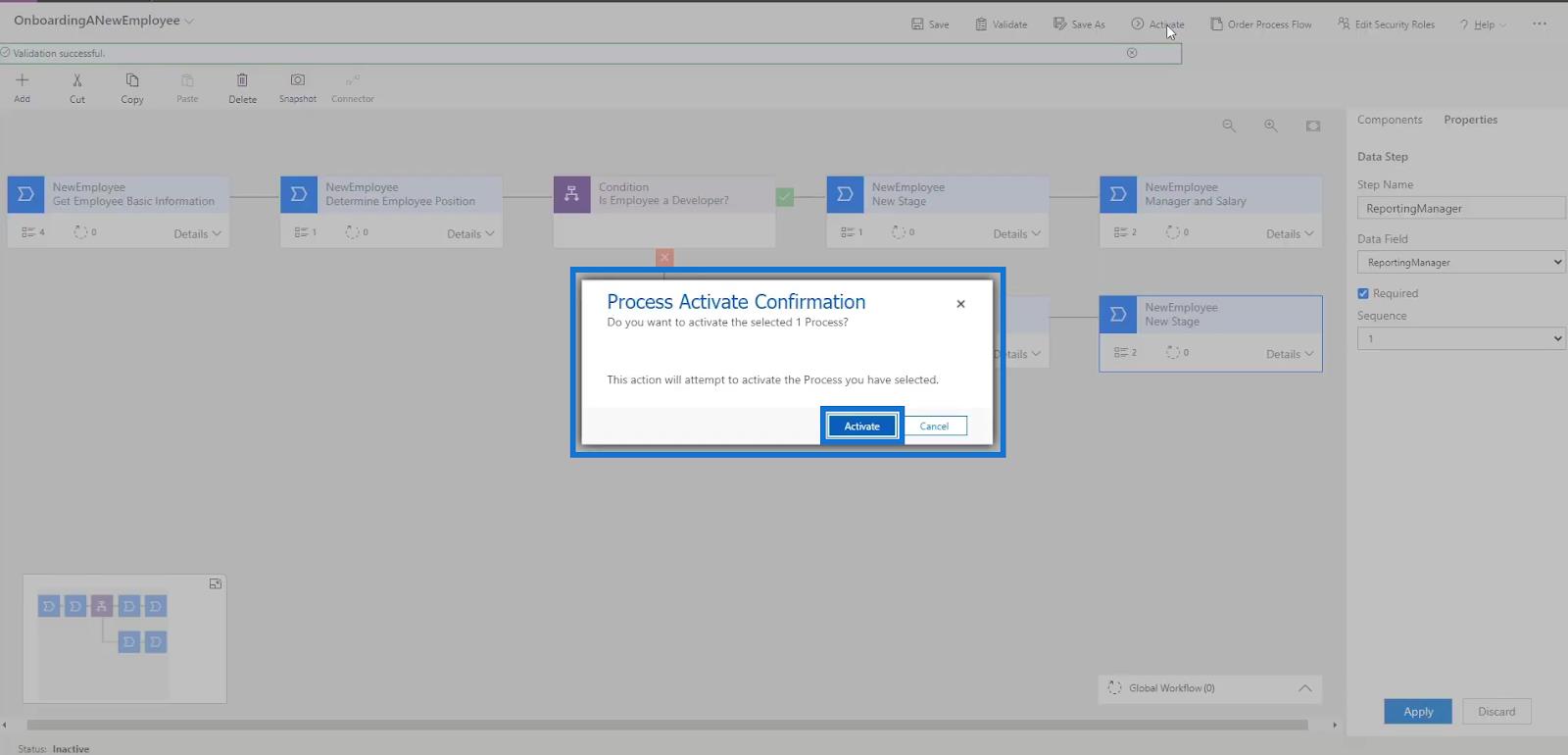 Microsoft Power Automate 中的業務流程
