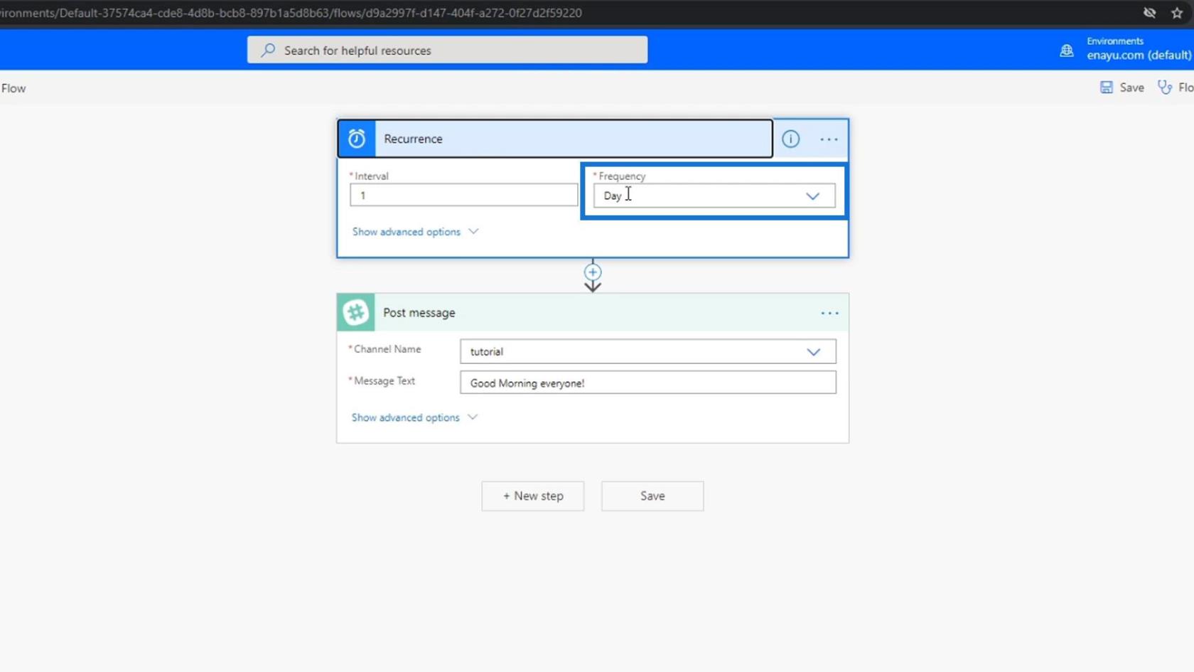 Microsoft Power Automate 中的計劃工作流