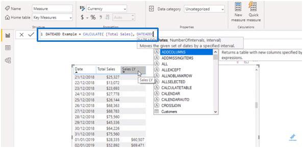 LuckyTemplates 時間函數：DATEADD 等