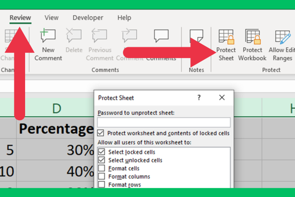 Excel で列をロックする方法 – 6 つの簡単なステップ