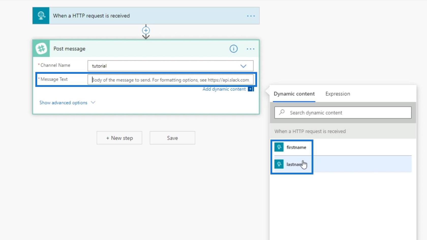 Microsoft Flow HTTP トリガー |  Power Automate のチュートリアル