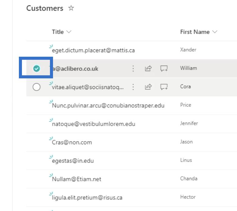 SharePoint リスト アイテム: 単一および複数のアイテムの編集
