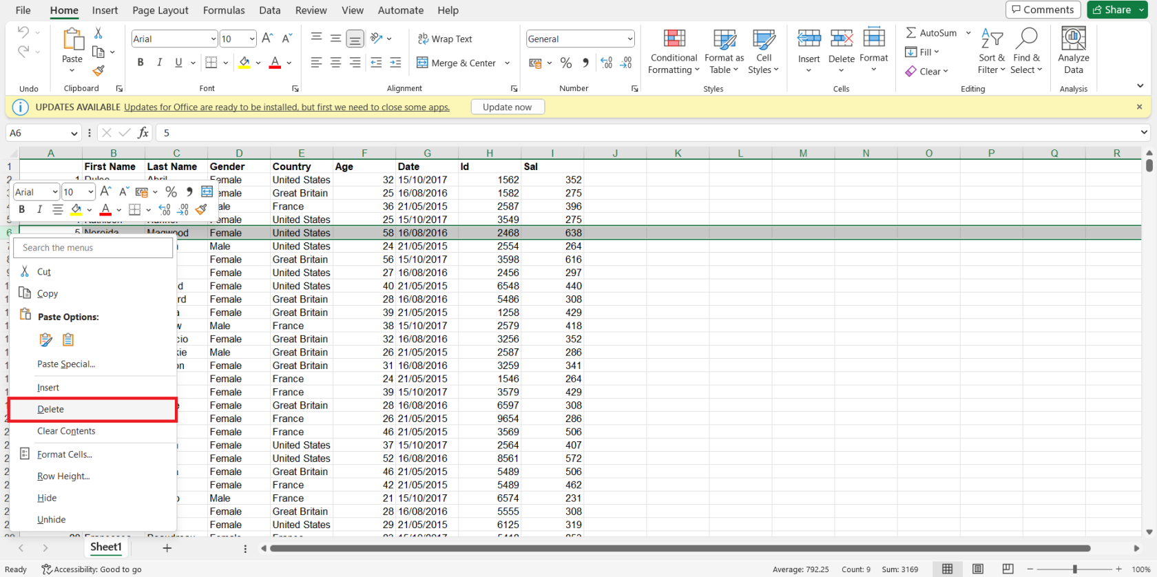 Excel ファイルのサイズを減らす方法 – 6 つの効果的な方法