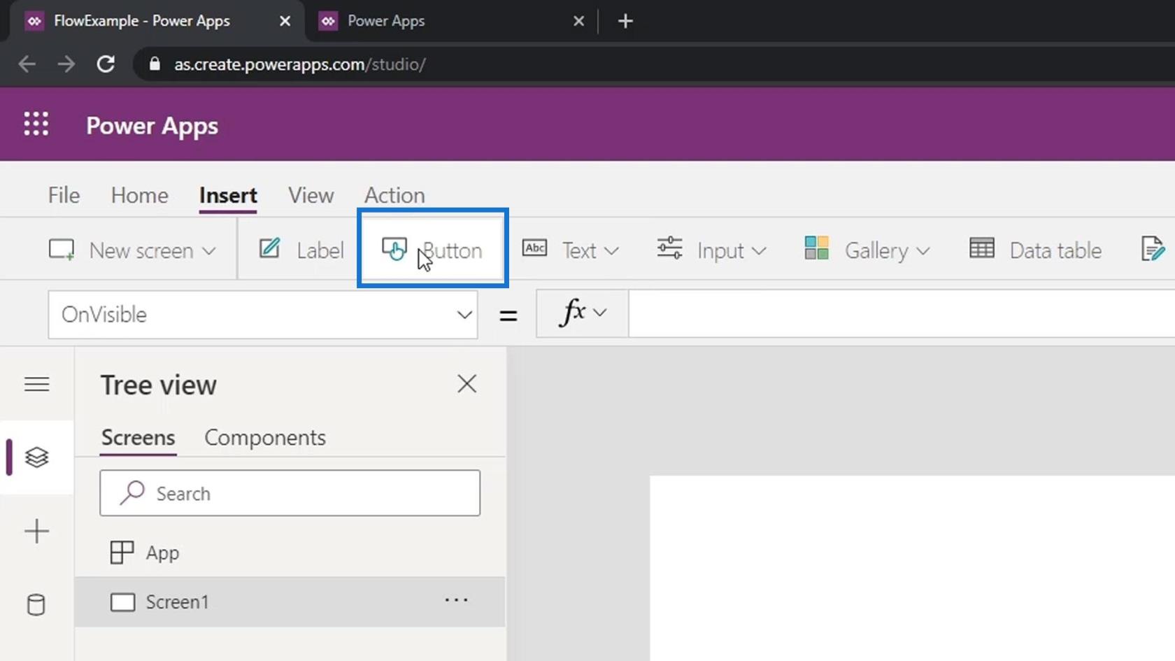 Microsoft Power Automate への PowerApps の統合
