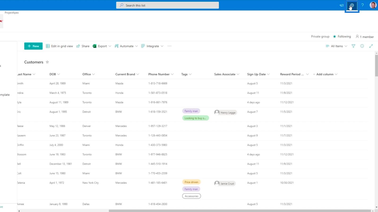SharePoint の計算列 |  概要