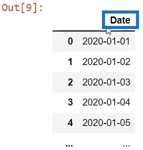 使用 Python 腳本創建日期表的 LuckyTemplates
