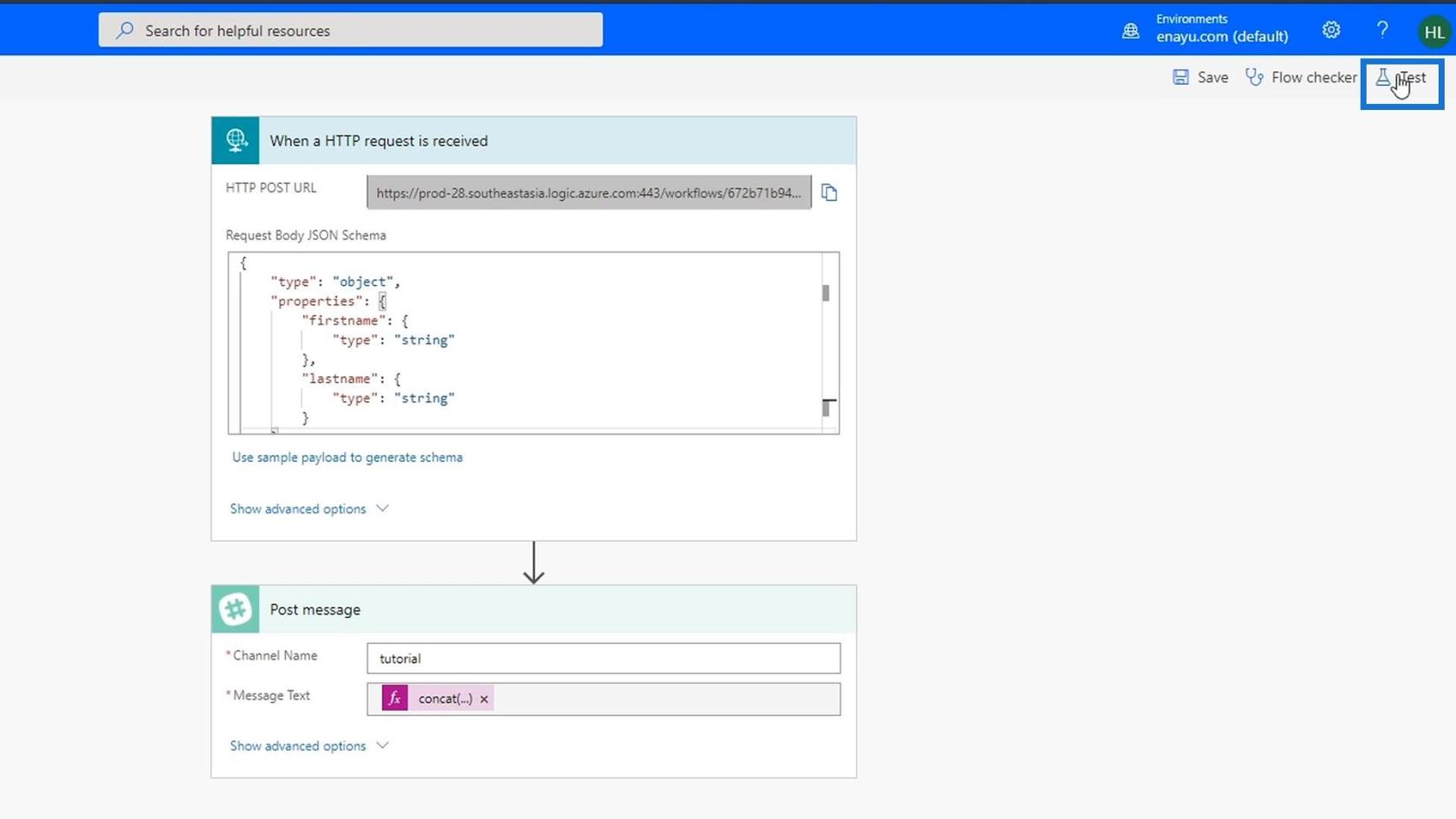 Microsoft Flow HTTP トリガー |  Power Automate のチュートリアル