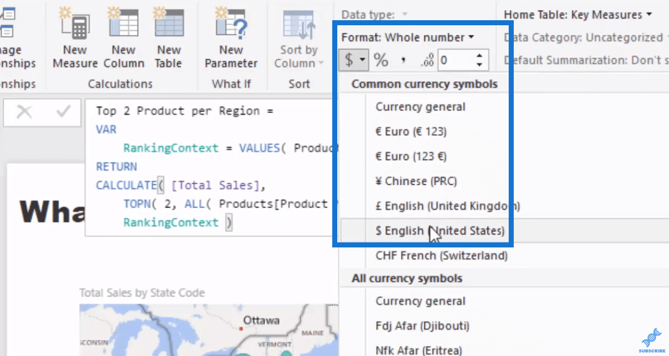 DAX を使用して LuckyTemplates で各地域のトップ製品を見つける