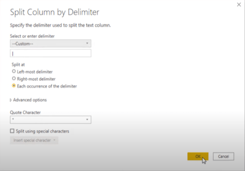 LuckyTemplates 列拆分 Power Query 教程：如何在 LuckyTemplates 中拆分多行 Excel 單元格