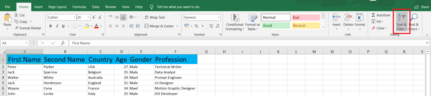 Excel で矛盾を見つける – 5 つの簡単なテクニックの説明