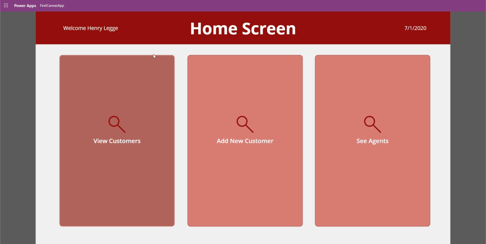 發布 PowerApps 應用程序和更改屏幕順序