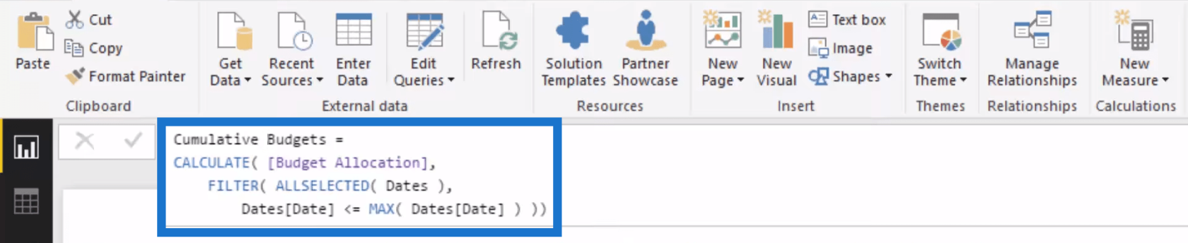 LuckyTemplates での予測: DAX を使用した累積的なパフォーマンスと予測の比較