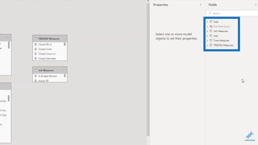 LuckyTemplates でのメジャー テーブルとサブフォルダーの作成