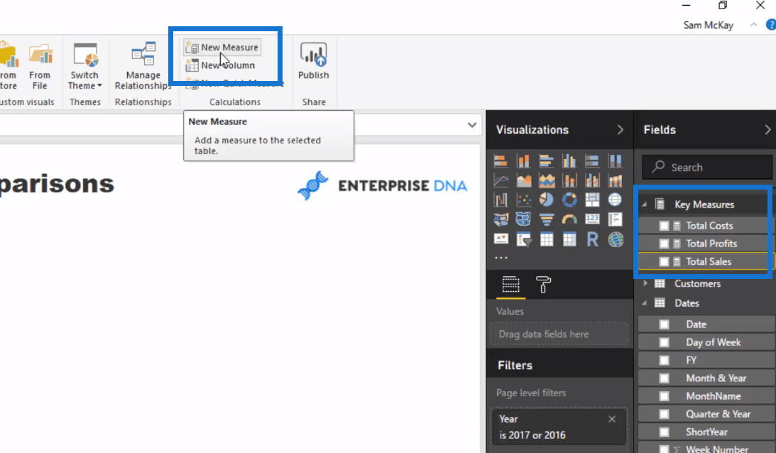 使用 DAX 在 LuckyTemplates 中顯示當前日期的月初至今 (MTD)