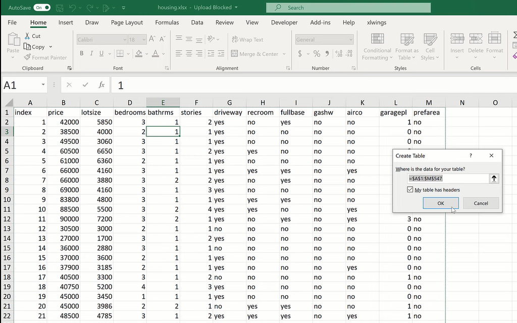 Tableaux de proportions et de fréquences dans Excel
