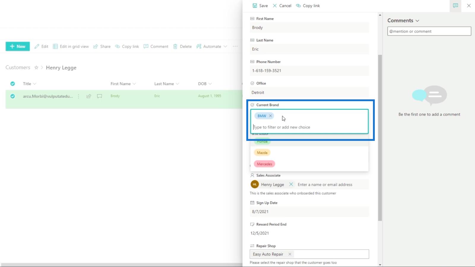 SharePoint リスト アラートのセットアップ