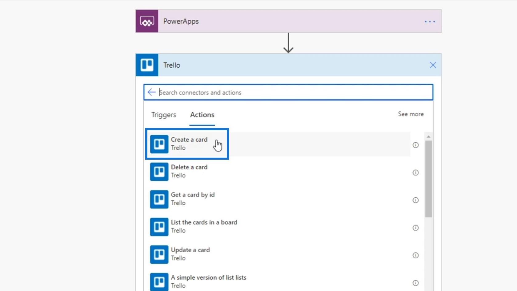 Microsoft Power Automate への PowerApps の統合