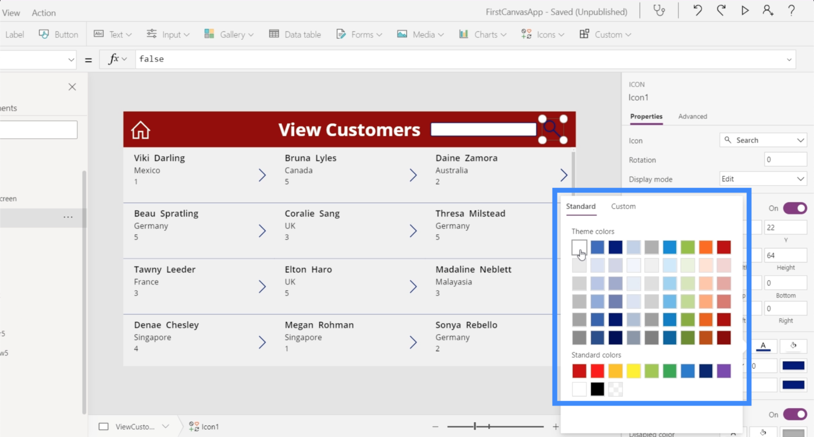 PowerApps 検索フィールド: 追加およびカスタマイズする方法