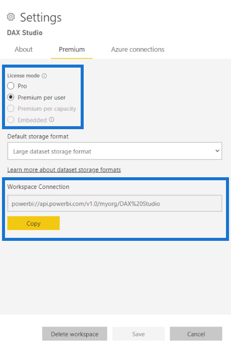 將 DAX Studio 連接到 LuckyTemplates 和 SSAS