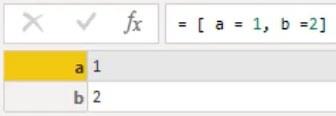 レコード値 – Power Query の構造化された値