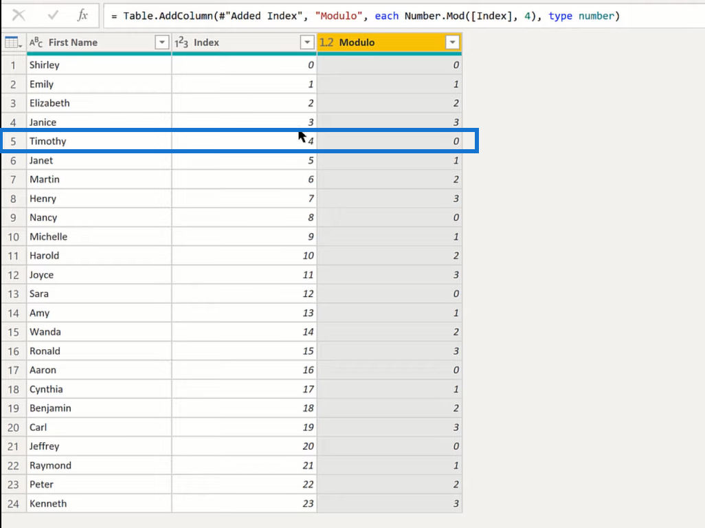 Fonctions LuckyTemplates Modulo et Integer-Divide DAX