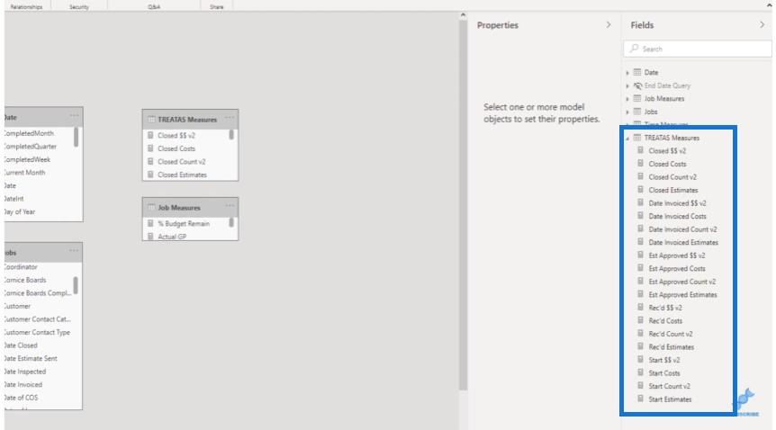 LuckyTemplates でのメジャー テーブルとサブフォルダーの作成