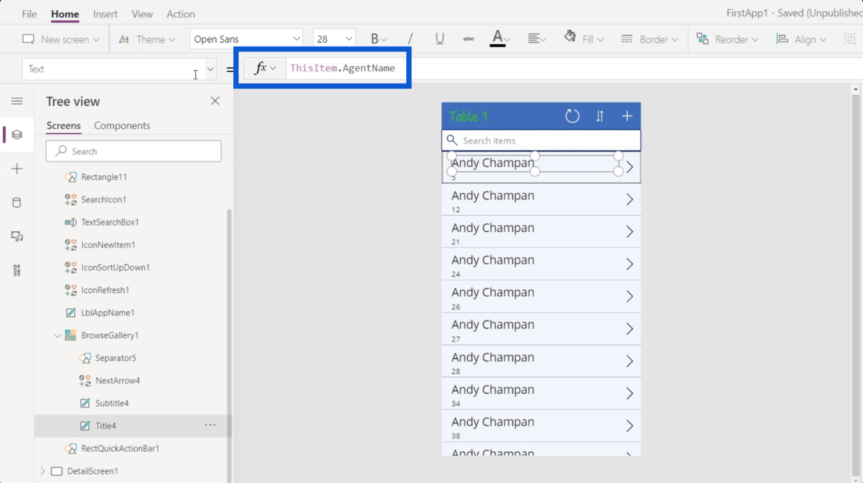 PowerApps ギャラリー: 概要