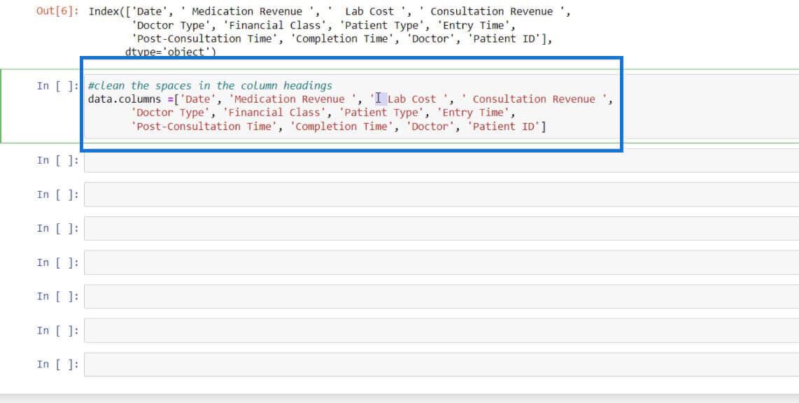 在 LuckyTemplates 中使用 Python |  數據集和字符串函數
