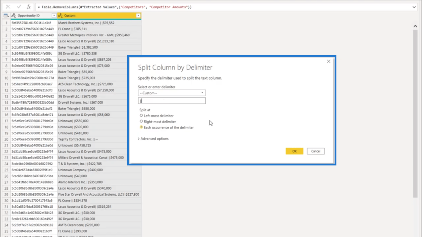 区切り文字で区切られたデータ – LuckyTemplates を使用したレコードの抽出