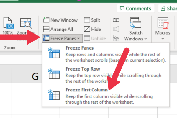 Excel で列をロックする方法 – 6 つの簡単なステップ