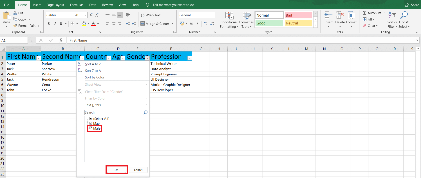 Excel で矛盾を見つける – 5 つの簡単なテクニックの説明