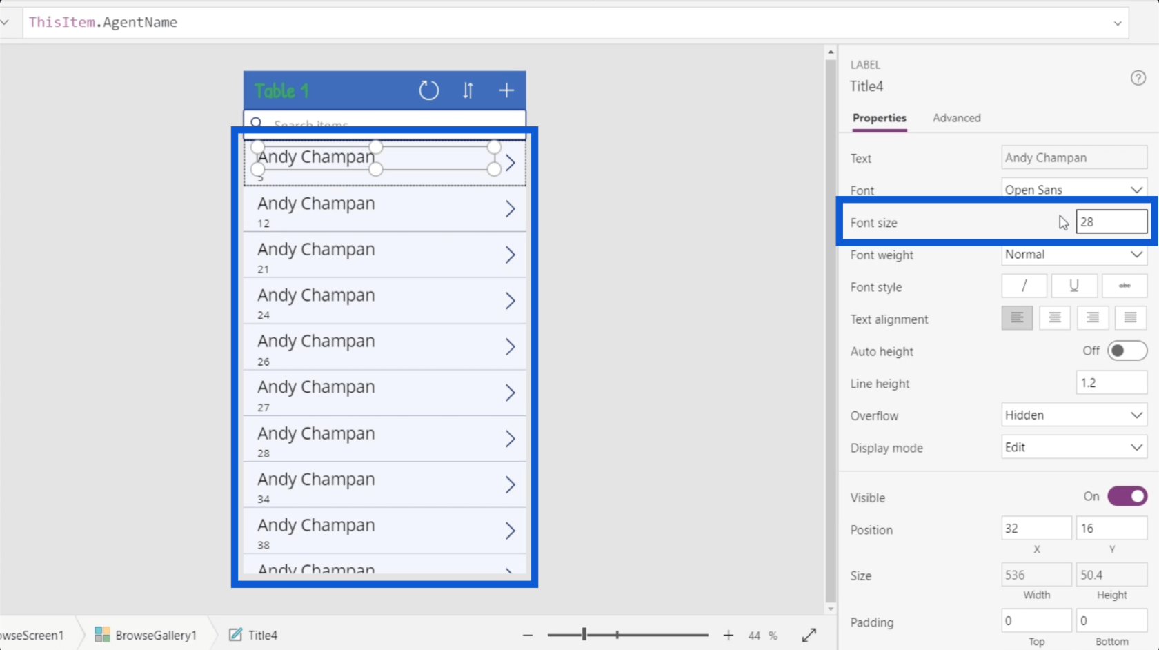PowerApps ギャラリー: 概要