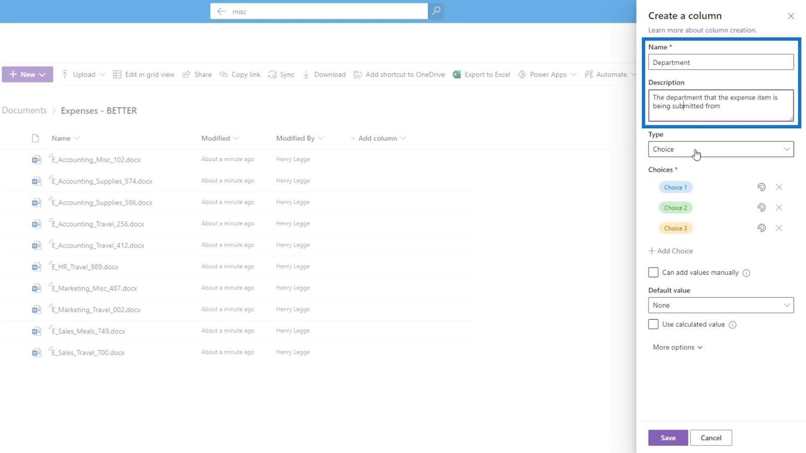 Agregar metadatos en SharePoint usando columnas Agregar metadatos en SharePoint usando columnas