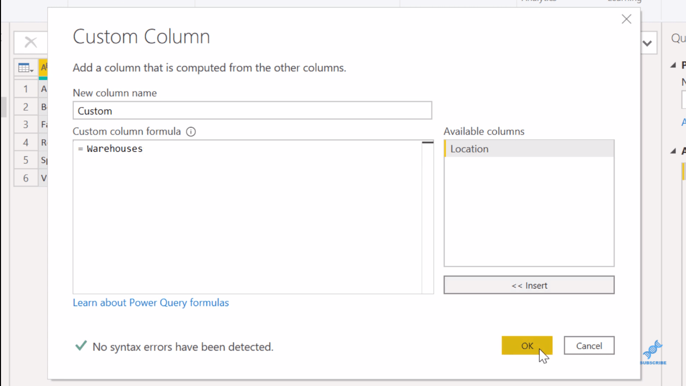 LuckyTemplates で Power Query を使用した組み合わせ分析