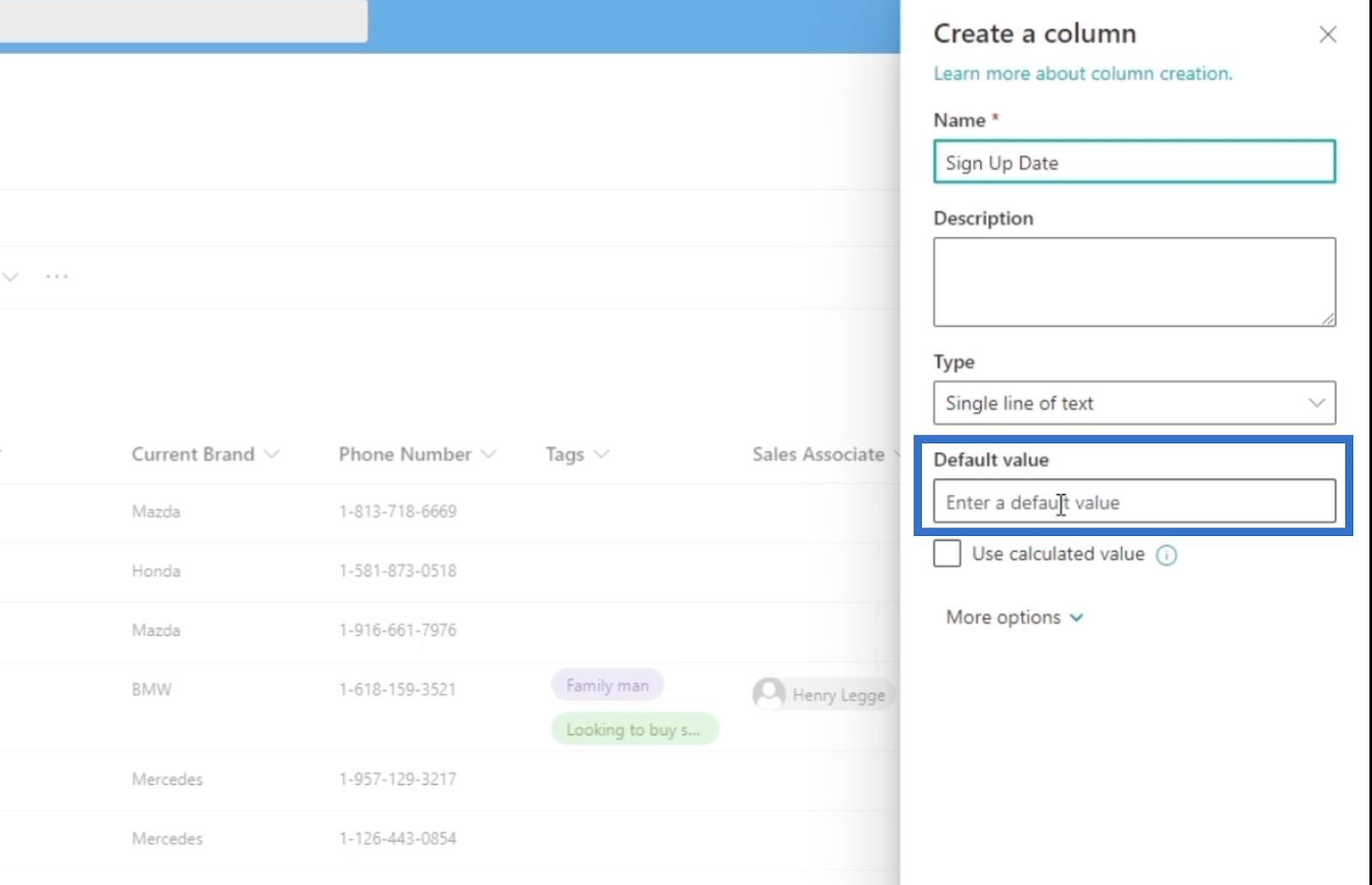 SharePoint の計算列 |  概要