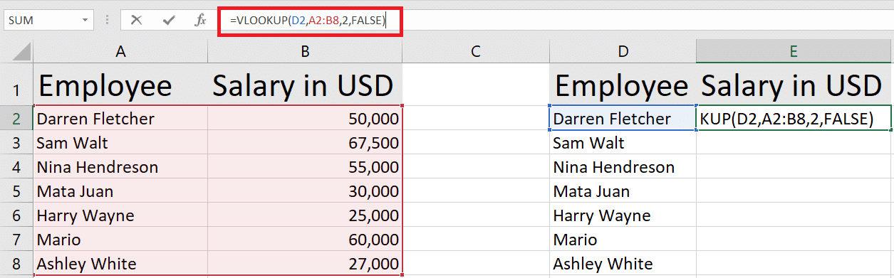 Excel で矛盾を見つける – 5 つの簡単なテクニックの説明