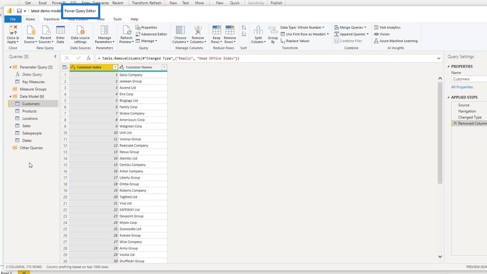 數據模型的 Power Query 最佳實踐