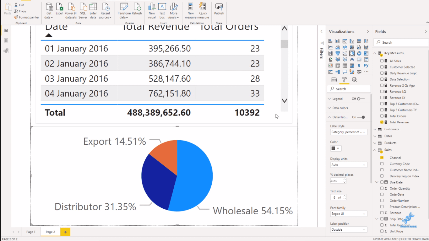 在 LuckyTemplates 中創建可視化工具提示