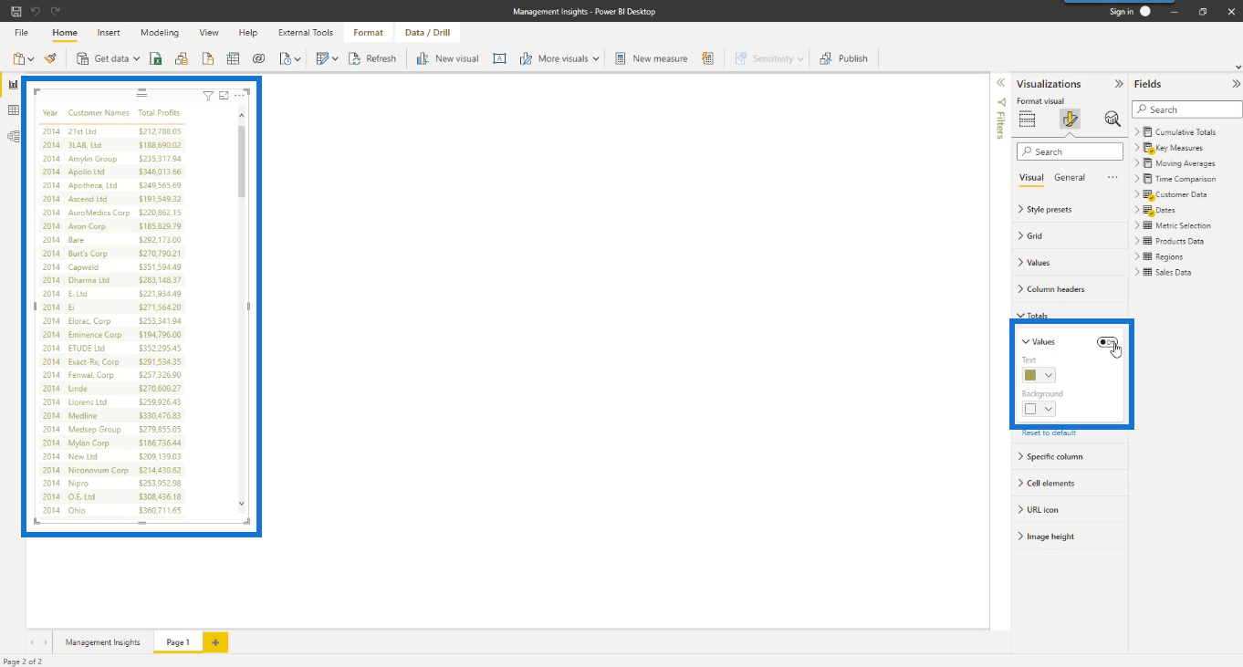 如何將數據集導入 Report Builder