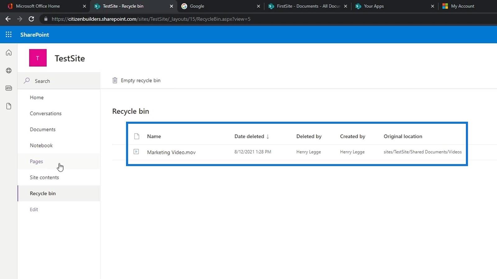 SharePoint 文檔庫 |  初學者教程
