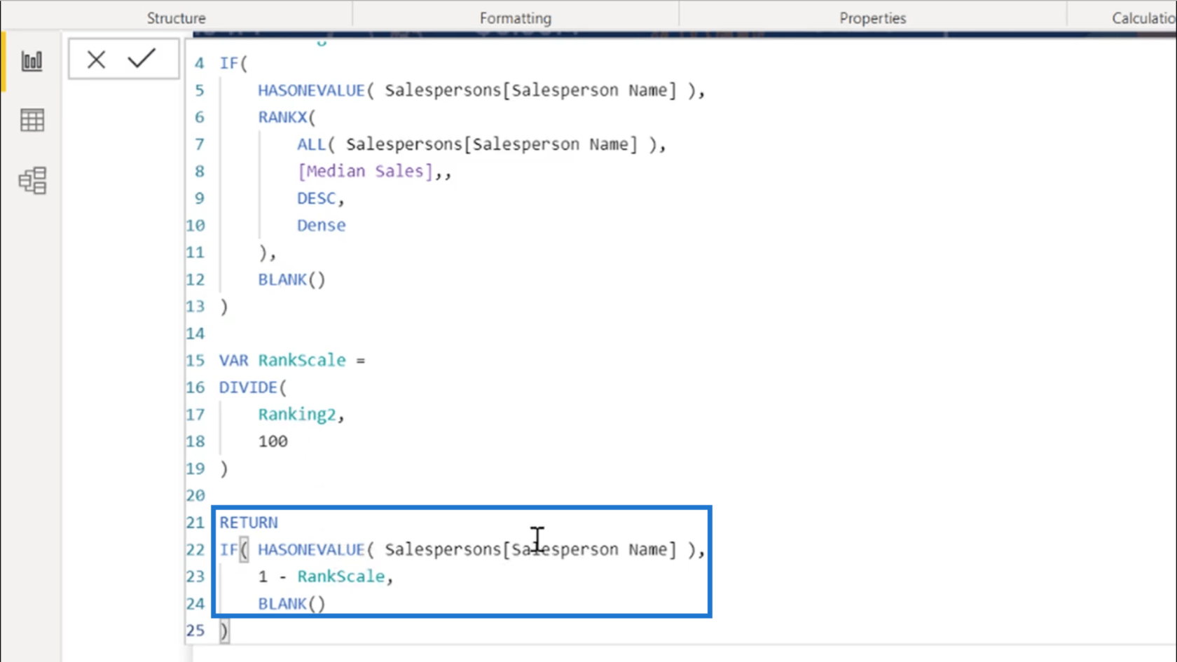 RANKX In LuckyTemplates – 開發自定義決勝局