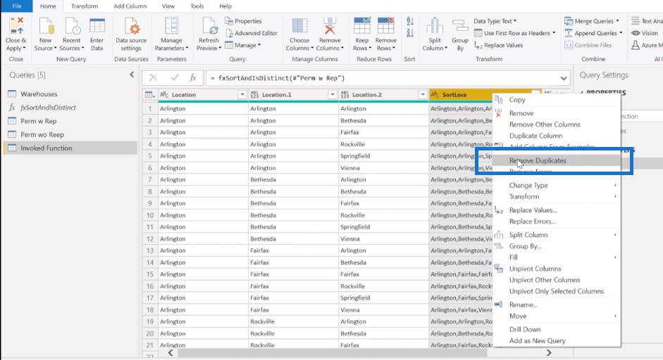 LuckyTemplates で Power Query を使用した組み合わせ分析