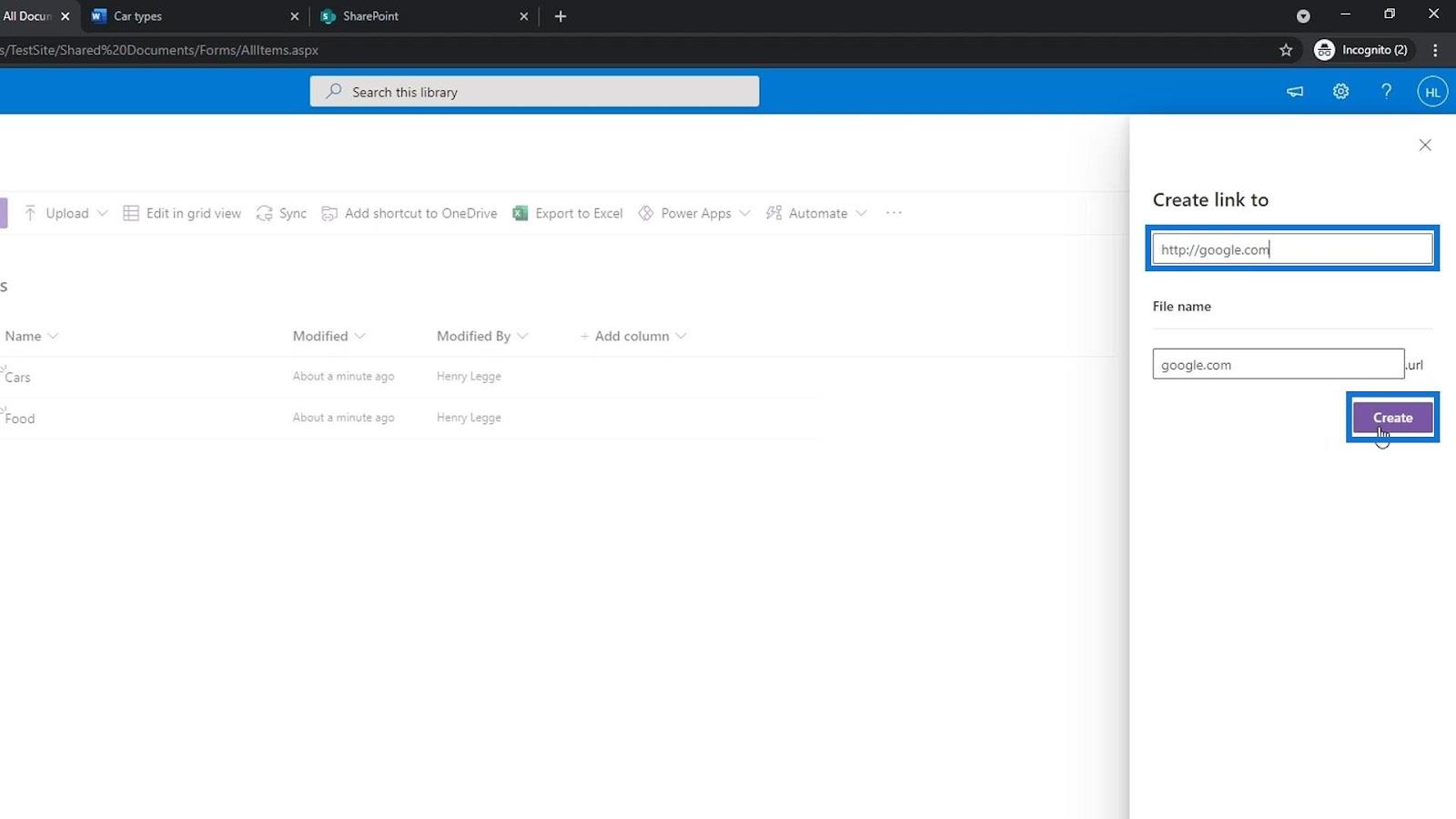 SharePoint 文檔庫 |  初學者教程